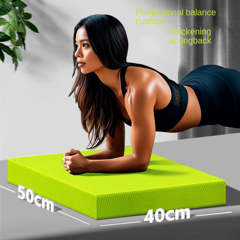 tpe yoga balance mat thickened 6cm kneeling pad for plank support and ab roller fitness mat soft cushion