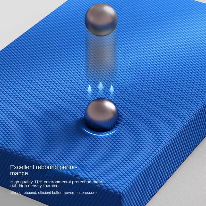 tpe yoga balance mat thickened 6cm kneeling pad for plank support and ab roller fitness mat soft cushion